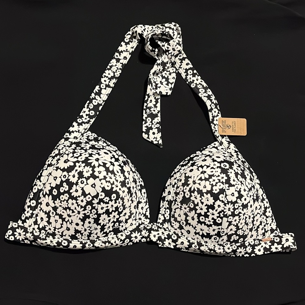 Pink Victoria’s Secret  Daisy swimsuit top